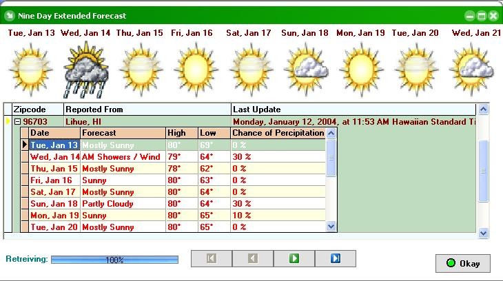 WeatherAlert Screenshot